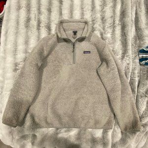 A fleece Patagonia pullover
